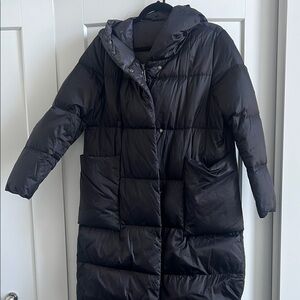 Women's Black Puffer Coat